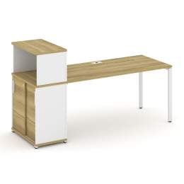 Стол рабочий Concept CN.SP-240 Металл белый